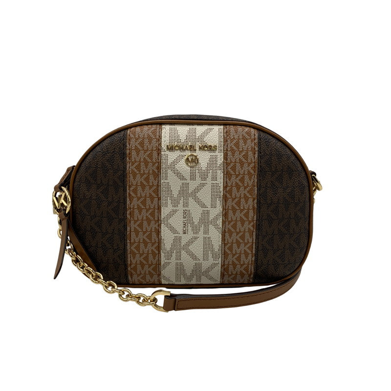 【中古品】【レディース】 JET SET SMALL COLOR-BLOCK LOGO CAMERA BAG 32T1GT9C0O ロゴ カメラバッグ ショルダーバッグ カバン 鞄 188-260331-as-05-izu カラー：ブラウン系 万代Net店