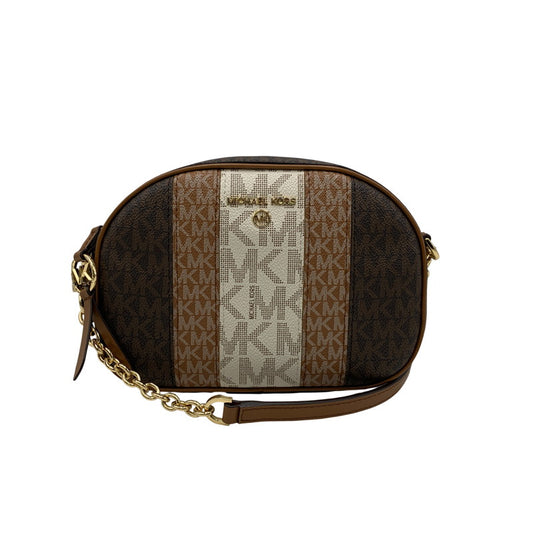 【中古品】【レディース】 JET SET SMALL COLOR-BLOCK LOGO CAMERA BAG 32T1GT9C0O ロゴ カメラバッグ ショルダーバッグ カバン 鞄 188-260331-as-05-izu カラー：ブラウン系 万代Net店