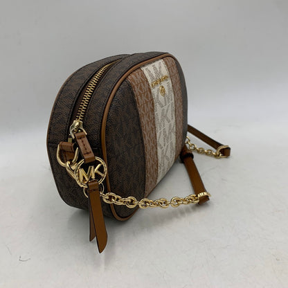 【中古品】【レディース】 JET SET SMALL COLOR-BLOCK LOGO CAMERA BAG 32T1GT9C0O ロゴ カメラバッグ ショルダーバッグ カバン 鞄 188-260331-as-05-izu カラー：ブラウン系 万代Net店