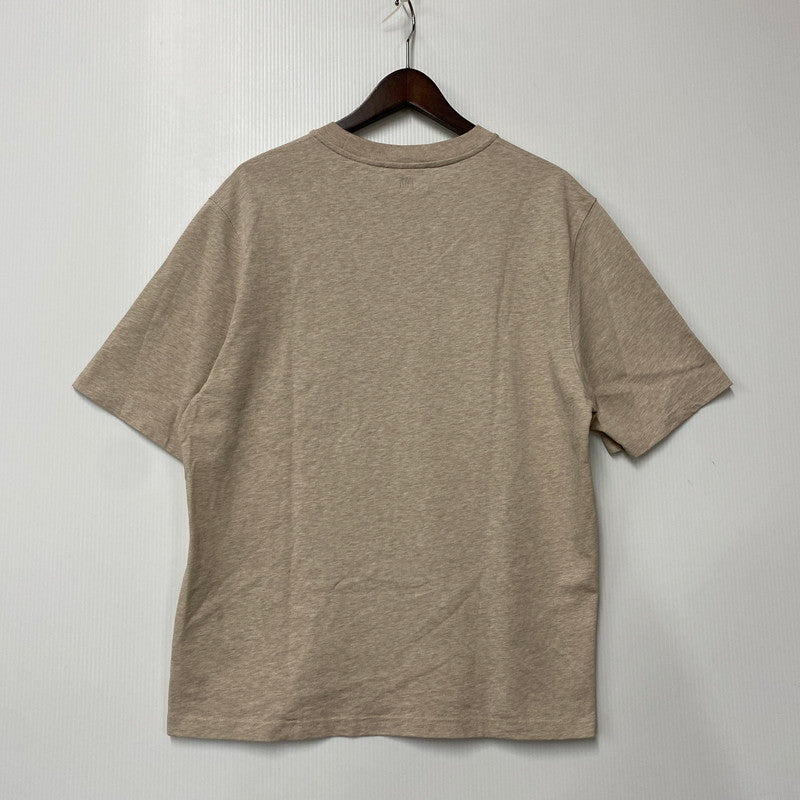 【中古品】【メンズ】 AMI ALEXANDRE MATTIUSSI アミアレクサンドルマテュッシ UTS005.726 AMI DE COEUR SS TEE アミ デュ クール ショートスリーブ ティー トップス 半袖 141-260325-cs-02-izu サイズ：M カラー：ベージュ 万代Net店