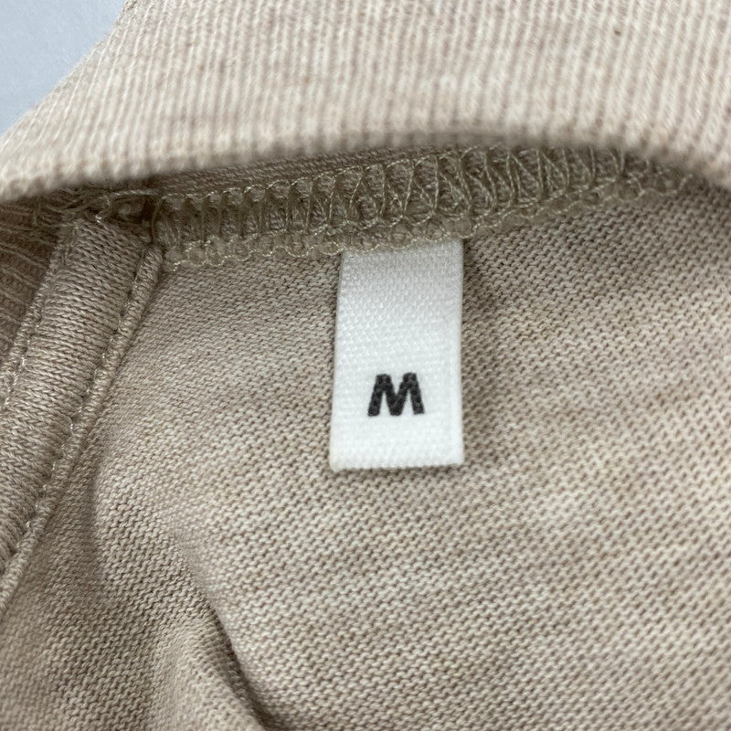 【中古品】【メンズ】 AMI ALEXANDRE MATTIUSSI アミアレクサンドルマテュッシ UTS005.726 AMI DE COEUR SS TEE アミ デュ クール ショートスリーブ ティー トップス 半袖 141-260325-cs-02-izu サイズ：M カラー：ベージュ 万代Net店