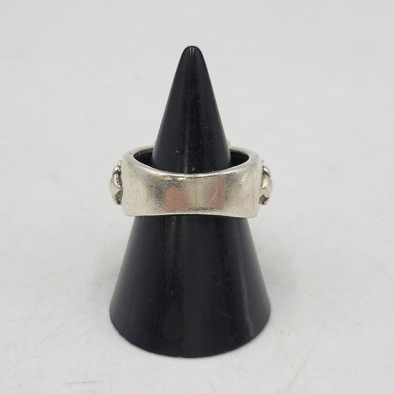 【中古品】【メンズ/レディース】 UNKNOWN アンノウン 925 CROWN CROSS STONE RING クラウン クロス ストーン リング アクセサリー 192-260602-ya-01-izu カラー：シルバー×ブラック 万代Net店