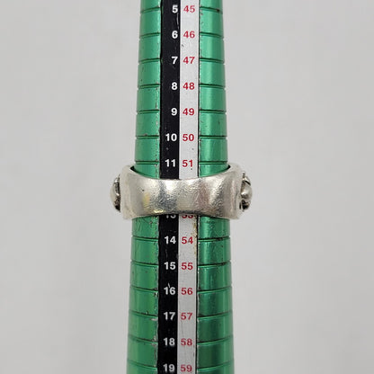 【中古品】【メンズ/レディース】 UNKNOWN アンノウン 925 CROWN CROSS STONE RING クラウン クロス ストーン リング アクセサリー 192-260602-ya-01-izu カラー：シルバー×ブラック 万代Net店