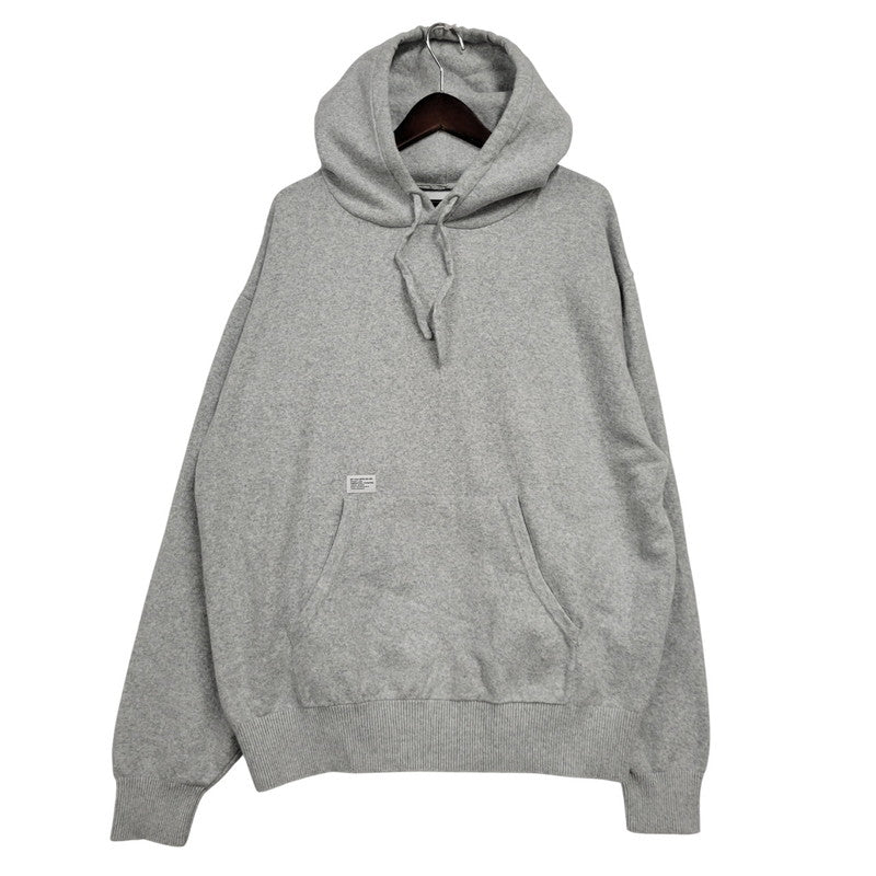 【中古品】【メンズ】 WTAPS ダブルタップス HOODIE / SWEATER / NYCO 252FZDT-KNM02 フーディー セーター パーカー 142-260405-as-11-izu サイズ：03 カラー：グレー 万代Net店