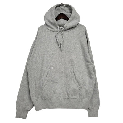 【中古品】【メンズ】 WTAPS ダブルタップス HOODIE / SWEATER / NYCO 252FZDT-KNM02 フーディー セーター パーカー 142-260405-as-11-izu サイズ：03 カラー：グレー 万代Net店