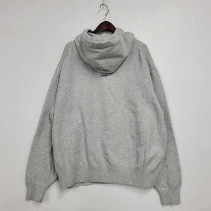 【中古品】【メンズ】 WTAPS ダブルタップス HOODIE / SWEATER / NYCO 252FZDT-KNM02 フーディー セーター パーカー 142-260405-as-11-izu サイズ：03 カラー：グレー 万代Net店