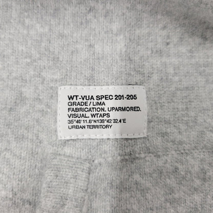 【中古品】【メンズ】 WTAPS ダブルタップス HOODIE / SWEATER / NYCO 252FZDT-KNM02 フーディー セーター パーカー 142-260405-as-11-izu サイズ：03 カラー：グレー 万代Net店