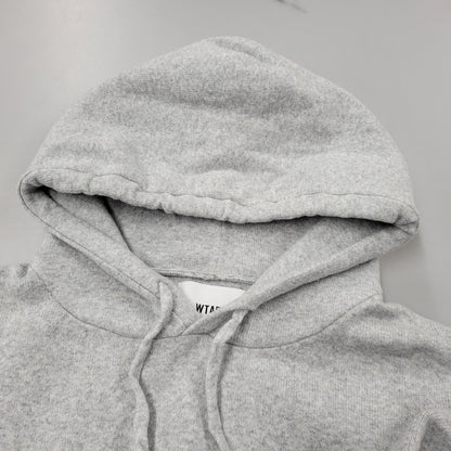 【中古品】【メンズ】 WTAPS ダブルタップス HOODIE / SWEATER / NYCO 252FZDT-KNM02 フーディー セーター パーカー 142-260405-as-11-izu サイズ：03 カラー：グレー 万代Net店