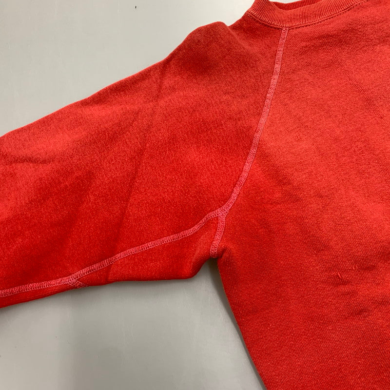 【中古品】【メンズ】 VINTAGE RAGLAN SLEEVE SWEAT SHIRT ラグラン スリーブ スウェットシャツ トップス 146-260326-kh-13-izu カラー：レッド 万代Net店