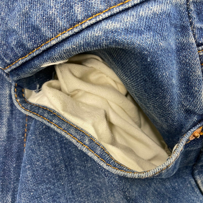 【中古品】【メンズ】 20517-0217 刻印532 SMALL-E ハチマル 1981年製 80S FLARE CUT DENIM PANTS フレアカットデニムパンツ ズボン ボトムス 157-260328-ya-07-izu サイズ：33×32 カラー：インディゴ 万代Net店