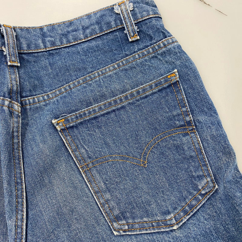 【中古品】【メンズ】 20517-0217 刻印532 SMALL-E ハチマル 1981年製 80S FLARE CUT DENIM PANTS フレアカットデニムパンツ ズボン ボトムス 157-260328-ya-07-izu サイズ：33×32 カラー：インディゴ 万代Net店