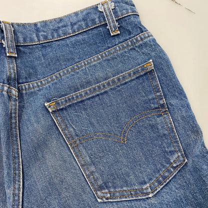 【中古品】【メンズ】 20517-0217 刻印532 SMALL-E ハチマル 1981年製 80S FLARE CUT DENIM PANTS フレアカットデニムパンツ ズボン ボトムス 157-260328-ya-07-izu サイズ：33×32 カラー：インディゴ 万代Net店