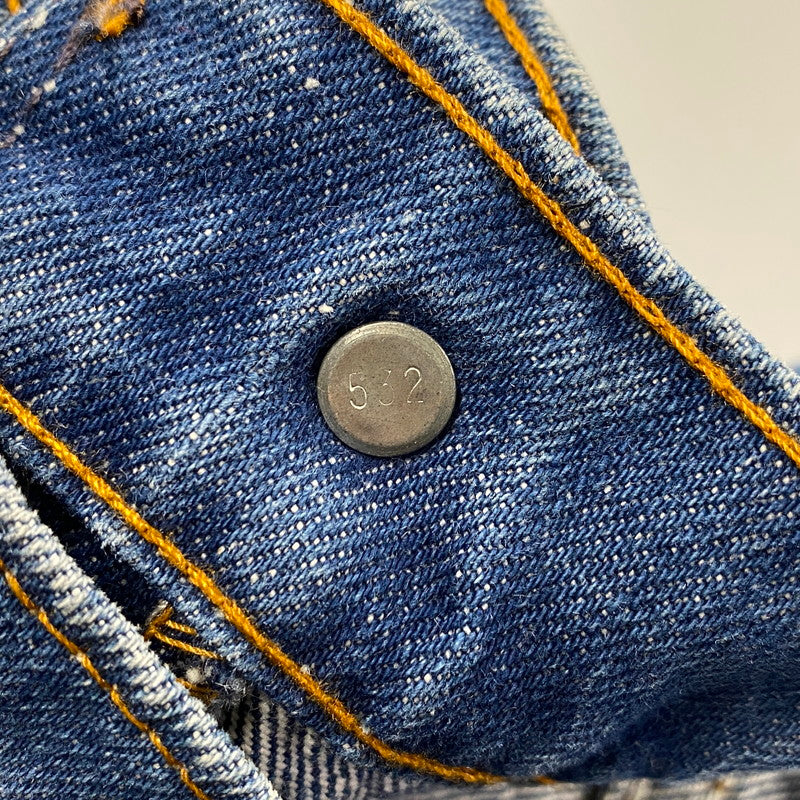【中古品】【メンズ】 20517-0217 刻印532 SMALL-E ハチマル 1981年製 80S FLARE CUT DENIM PANTS フレアカットデニムパンツ ズボン ボトムス 157-260328-ya-07-izu サイズ：33×32 カラー：インディゴ 万代Net店
