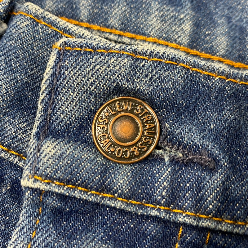 【中古品】【メンズ】 20517-0217 刻印532 SMALL-E ハチマル 1981年製 80S FLARE CUT DENIM PANTS フレアカットデニムパンツ ズボン ボトムス 157-260328-ya-07-izu サイズ：33×32 カラー：インディゴ 万代Net店