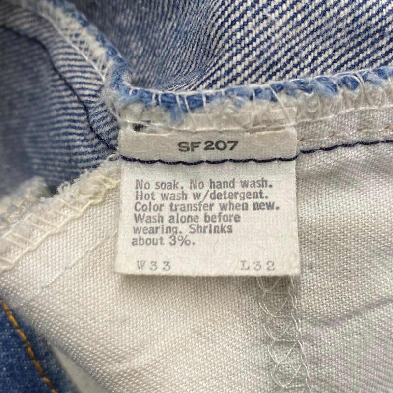 【中古品】【メンズ】 20517-0217 刻印532 SMALL-E ハチマル 1981年製 80S FLARE CUT DENIM PANTS フレアカットデニムパンツ ズボン ボトムス 157-260328-ya-07-izu サイズ：33×32 カラー：インディゴ 万代Net店