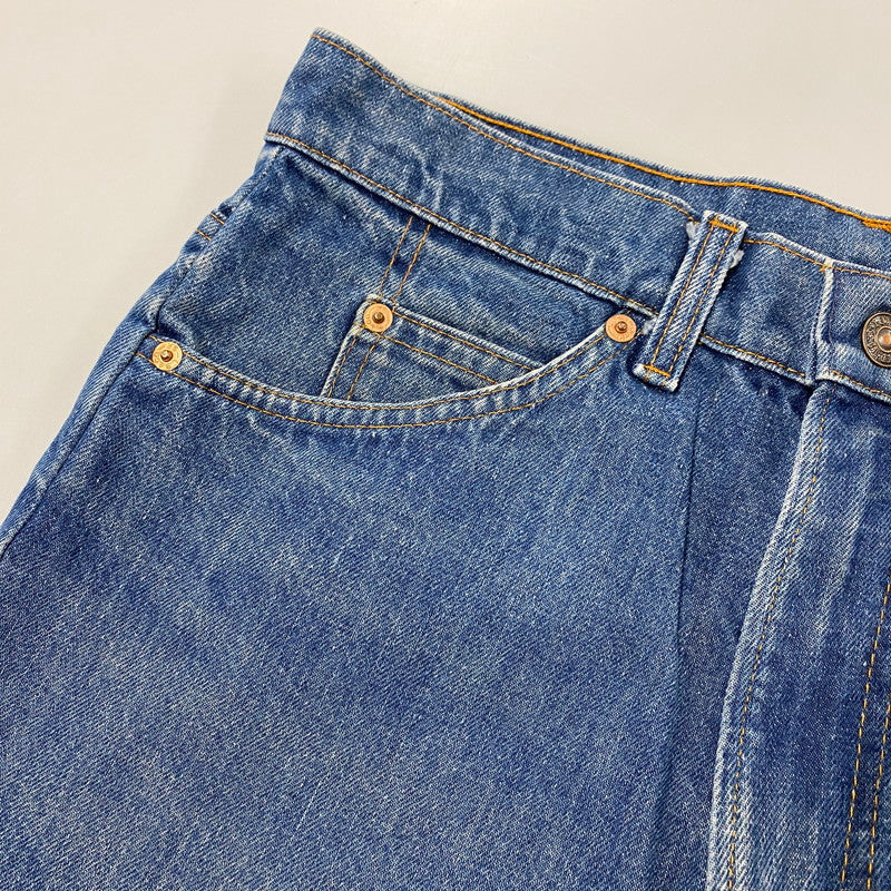 【中古品】【メンズ】 20517-0217 刻印532 SMALL-E ハチマル 1981年製 80S FLARE CUT DENIM PANTS フレアカットデニムパンツ ズボン ボトムス 157-260328-ya-07-izu サイズ：33×32 カラー：インディゴ 万代Net店