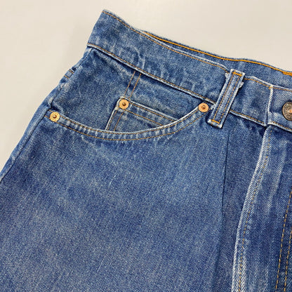 【中古品】【メンズ】 20517-0217 刻印532 SMALL-E ハチマル 1981年製 80S FLARE CUT DENIM PANTS フレアカットデニムパンツ ズボン ボトムス 157-260328-ya-07-izu サイズ：33×32 カラー：インディゴ 万代Net店