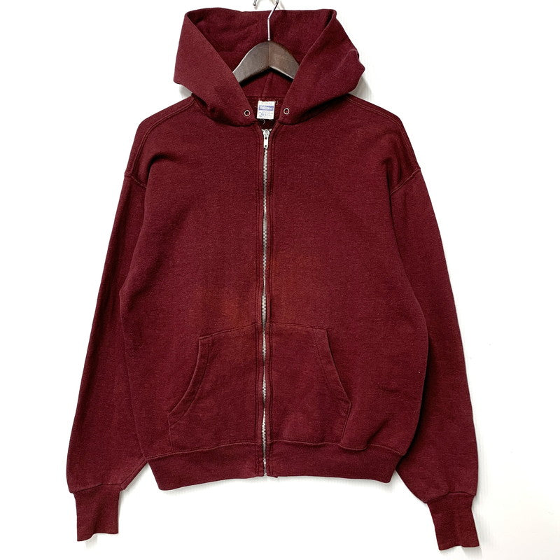 【中古品】【メンズ】 HEALTHKNIT ヘルスニット ROBIN ZIP ZIP UP HOODIE ロビンジップ ジップアップ フーディー パーカー トップス 146-260326-kh-14-izu サイズ：M カラー：バーガンディー 万代Net店