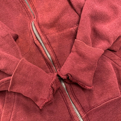 【中古品】【メンズ】 HEALTHKNIT ヘルスニット ROBIN ZIP ZIP UP HOODIE ロビンジップ ジップアップ フーディー パーカー トップス 146-260326-kh-14-izu サイズ：M カラー：バーガンディー 万代Net店