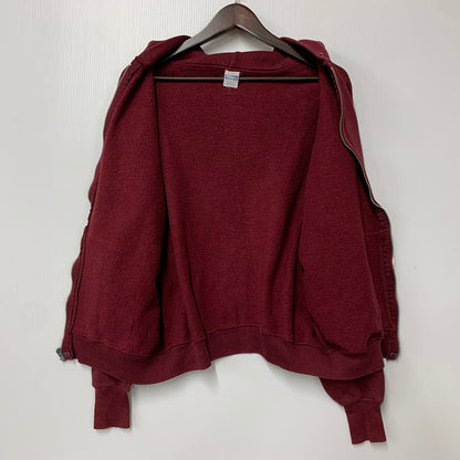 【中古品】【メンズ】 HEALTHKNIT ヘルスニット ROBIN ZIP ZIP UP HOODIE ロビンジップ ジップアップ フーディー パーカー トップス 146-260326-kh-14-izu サイズ：M カラー：バーガンディー 万代Net店