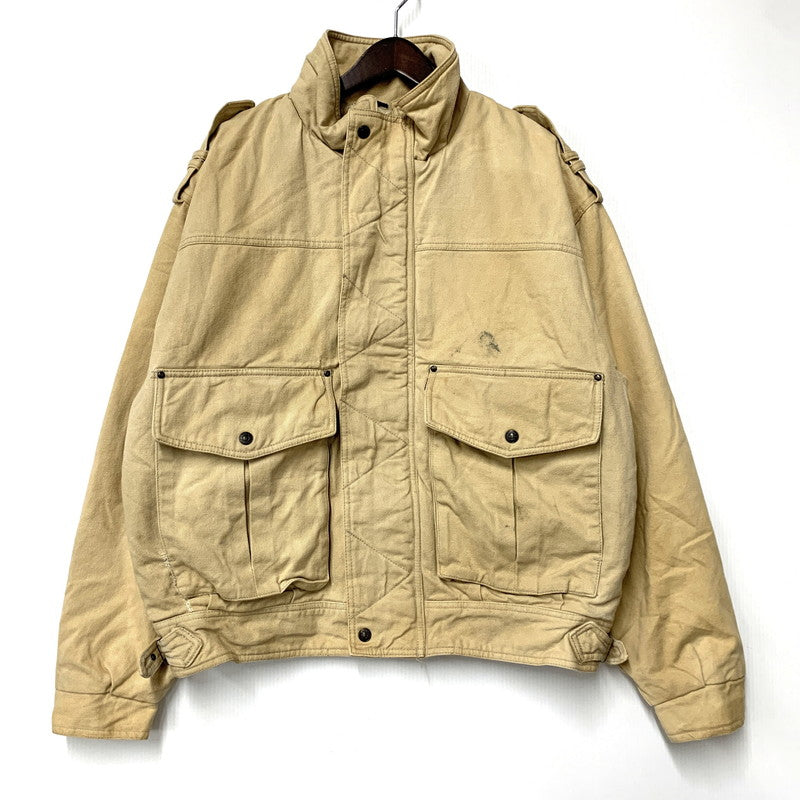 【現状渡し品】【メンズ】 マカウ製 SHERPA BOMBER JACKET シェルパ ボンバー ジャケット アウター 146-260326-kh-11-izu サイズ：L カラー：ベージュ 万代Net店