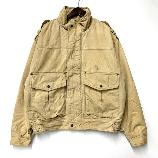 【現状渡し品】【メンズ】 マカウ製 SHERPA BOMBER JACKET シェルパ ボンバー ジャケット アウター 146-260326-kh-11-izu サイズ：L カラー：ベージュ 万代Net店