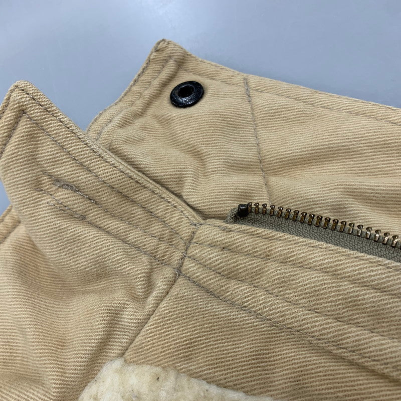 【現状渡し品】【メンズ】 マカウ製 SHERPA BOMBER JACKET シェルパ ボンバー ジャケット アウター 146-260326-kh-11-izu サイズ：L カラー：ベージュ 万代Net店
