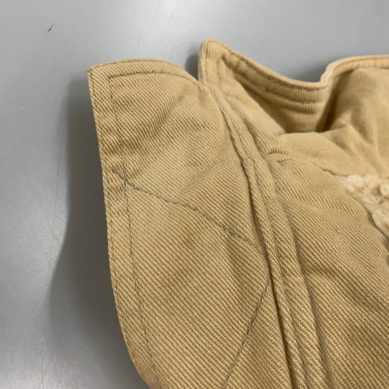 【現状渡し品】【メンズ】 マカウ製 SHERPA BOMBER JACKET シェルパ ボンバー ジャケット アウター 146-260326-kh-11-izu サイズ：L カラー：ベージュ 万代Net店