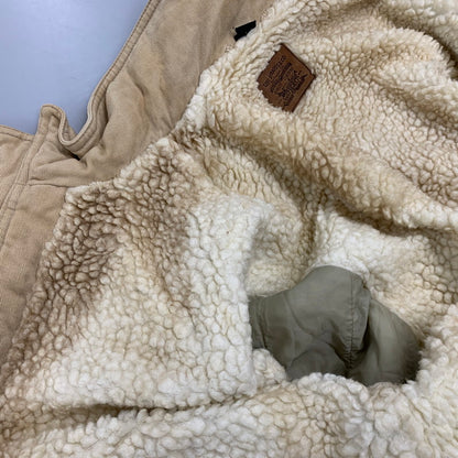 【現状渡し品】【メンズ】 マカウ製 SHERPA BOMBER JACKET シェルパ ボンバー ジャケット アウター 146-260326-kh-11-izu サイズ：L カラー：ベージュ 万代Net店
