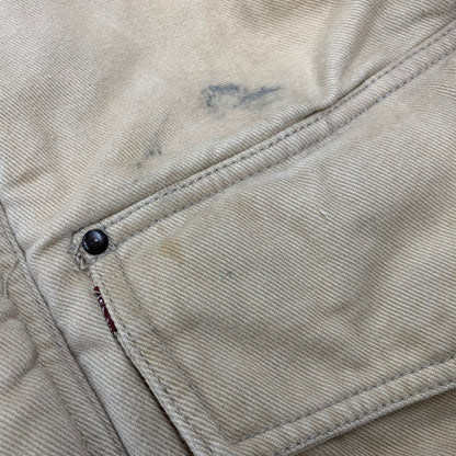 【現状渡し品】【メンズ】 マカウ製 SHERPA BOMBER JACKET シェルパ ボンバー ジャケット アウター 146-260326-kh-11-izu サイズ：L カラー：ベージュ 万代Net店