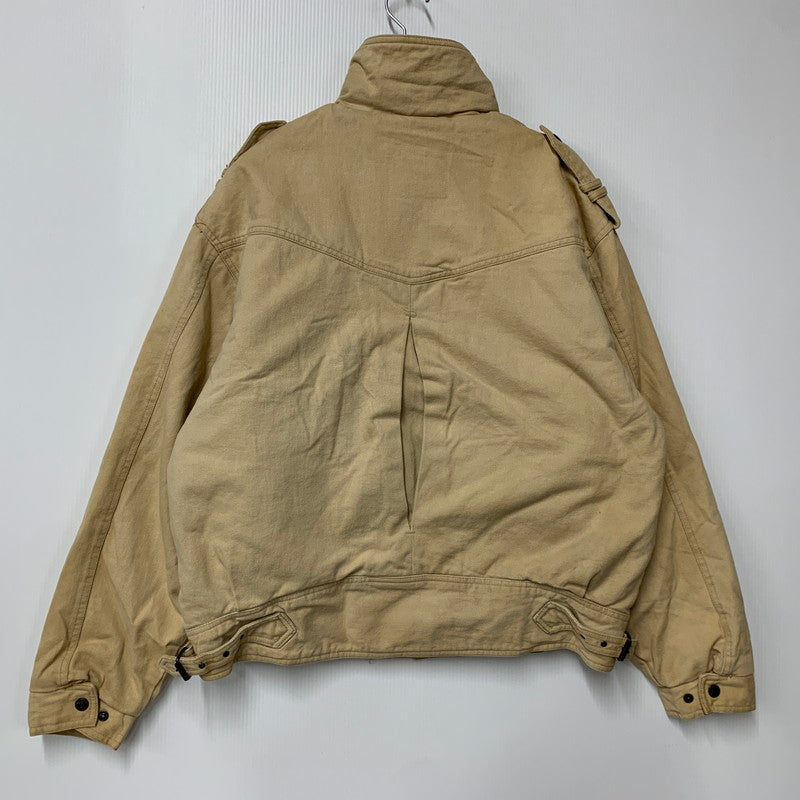 【現状渡し品】【メンズ】 マカウ製 SHERPA BOMBER JACKET シェルパ ボンバー ジャケット アウター 146-260326-kh-11-izu サイズ：L カラー：ベージュ 万代Net店