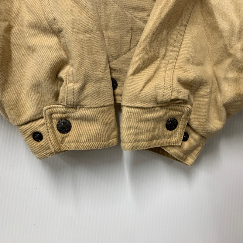 【現状渡し品】【メンズ】 マカウ製 SHERPA BOMBER JACKET シェルパ ボンバー ジャケット アウター 146-260326-kh-11-izu サイズ：L カラー：ベージュ 万代Net店