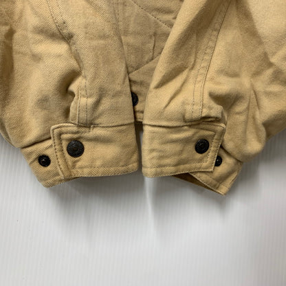 【現状渡し品】【メンズ】 マカウ製 SHERPA BOMBER JACKET シェルパ ボンバー ジャケット アウター 146-260326-kh-11-izu サイズ：L カラー：ベージュ 万代Net店