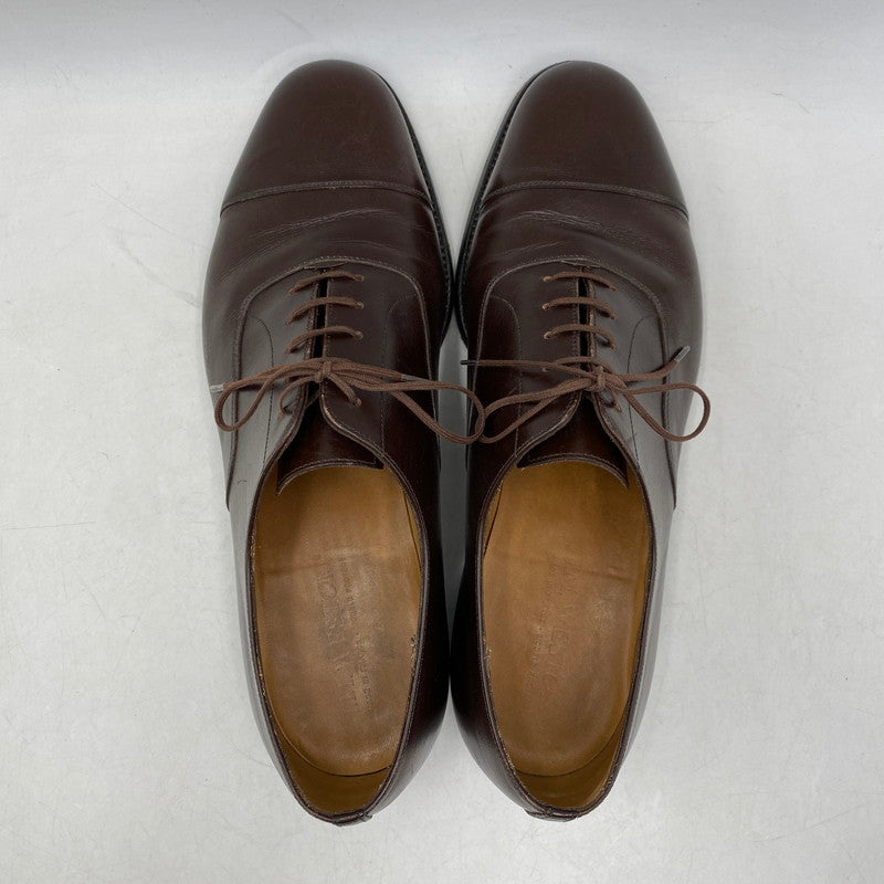 【中古品】【メンズ】 J.M WESTON ジェイエムウエストン OXFORD CAP TOE SHOES 11-154-300-10 オックスフォード キャップ トゥ シューズ 靴 164-260422-as-15-izu サイズ：9D カラー：ブラウン 万代Net店