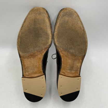 【中古品】【メンズ】 J.M WESTON ジェイエムウエストン OXFORD CAP TOE SHOES 11-154-300-10 オックスフォード キャップ トゥ シューズ 靴 164-260422-as-15-izu サイズ：9D カラー：ブラウン 万代Net店