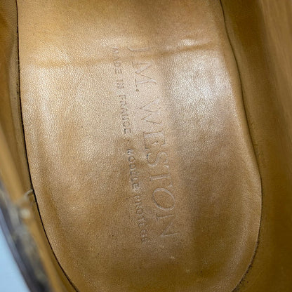 【中古品】【メンズ】 J.M WESTON ジェイエムウエストン OXFORD CAP TOE SHOES 11-154-300-10 オックスフォード キャップ トゥ シューズ 靴 164-260422-as-15-izu サイズ：9D カラー：ブラウン 万代Net店