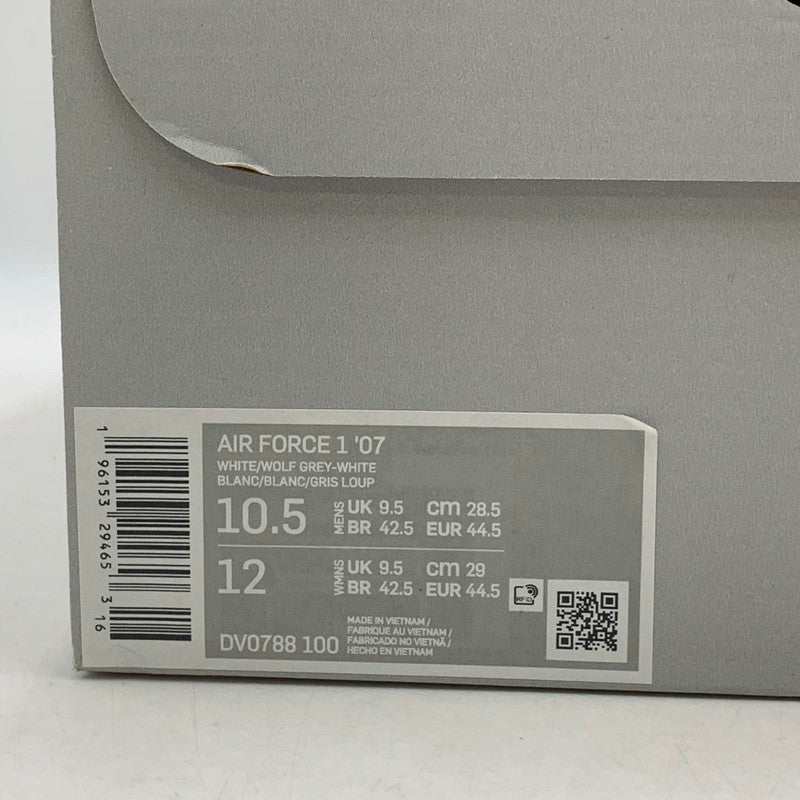 【中古品】【メンズ】 DV0788-100 AIR FORCE 1 LOW ’07 エア フォース ワン ロー スニーカー シューズ 靴 160-260328-cs-04-izu サイズ：28.5cm カラー：WHITE/WOLF GRAY-WHITE 万代Net店