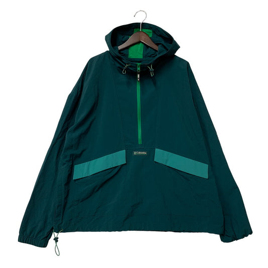 【中古品】【メンズ】 KITH×COLUMBIA キス×コロンビア XM9901 WIND ANORAK ウインド アノラック アウター 142-260327-cs-05-izu サイズ：L カラー：グリーン 万代Net店