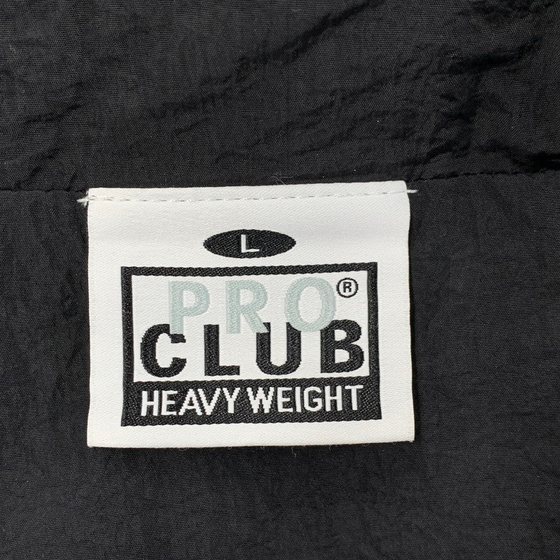【中古品】【メンズ】 PRO CLUB プロクラブ FULL COURT WINDBREAKER JACKET ウインドブレーカージャケット 147-260331-as-02-izu サイズ：L カラー：ブラック 万代Net店