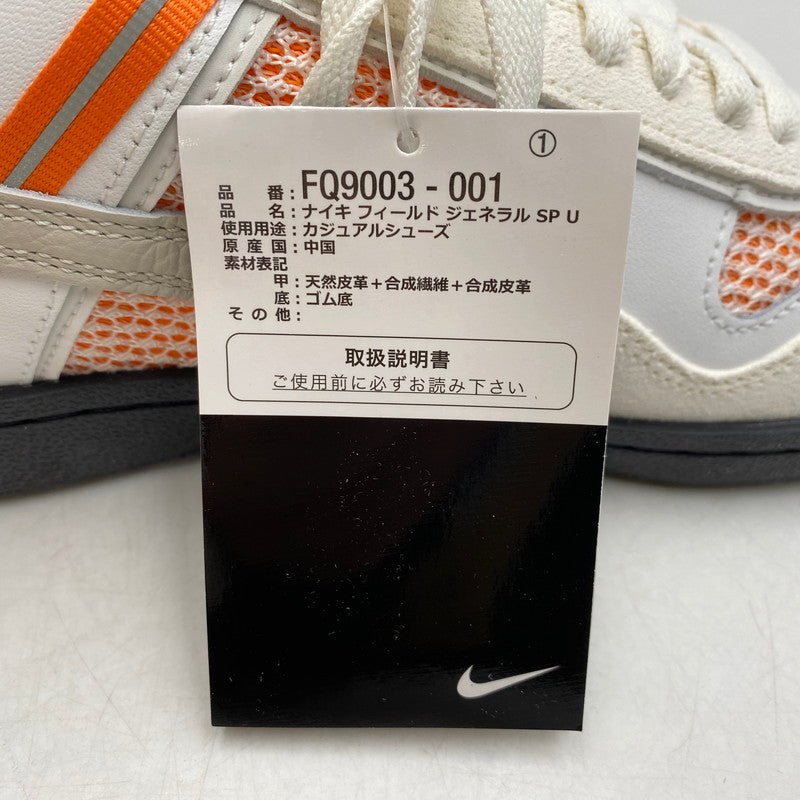 【中古美品】【メンズ】 NIKE×UNION ナイキ×ユニオン FQ9003-001 FIELD GENERAL SP フィールド ジェネラル スペシャル スニーカー シューズ 靴 160-260327-cs-15-izu サイズ：27.5cm カラー：IVORY/LT OREWOOD BRN 万代Net店