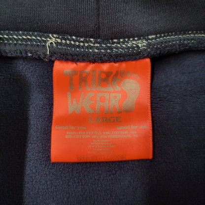 【中古品】【メンズ】 TRIBE WEAR トライブウェア NOT BASIC HOODIE ノット ベーシック フーディー パーカー 長袖 トップス 142-260331-as-08-izu サイズ：L カラー：ネイビー 万代Net店