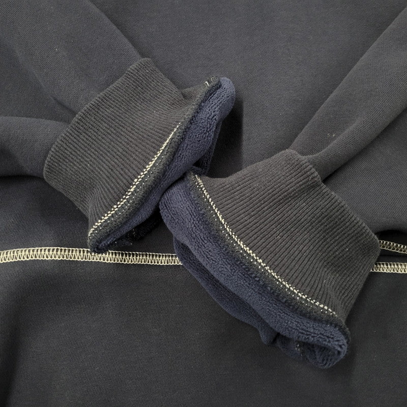 【中古品】【メンズ】 TRIBE WEAR トライブウェア NOT BASIC HOODIE ノット ベーシック フーディー パーカー 長袖 トップス 142-260331-as-08-izu サイズ：L カラー：ネイビー 万代Net店