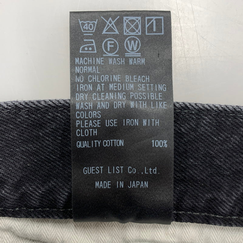 【中古美品】【メンズ】 RED CARD TOKYO レッド カード トーキョー 11-21-1718-095 BEAMS別注 ビームス MUTE DENIM PANTS ミュート デニム パンツ ボトムス ズボン 151-260327-cs-09-izu サイズ：31 カラー：ブラック 万代Net店