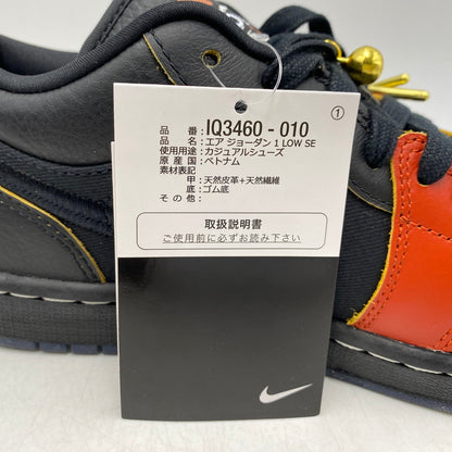 【中古美品】【メンズ/レディース】 IQ3460-010 AIR JORDAN 1 LOW SE エア ジョーダン ワン ロー エスイー スニーカー シューズ 靴 163-260327-cs-12-izu サイズ：26cm カラー：BLACK/BLACK-DRAGON RED-BLACK 万代Net店