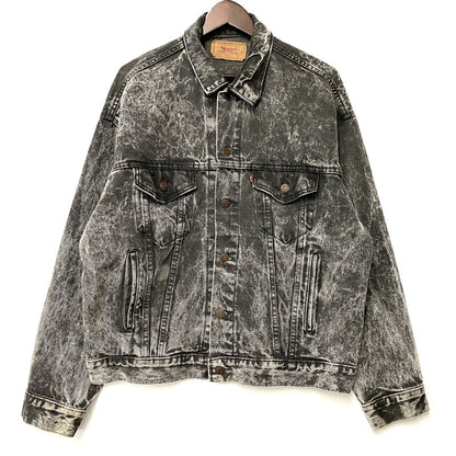 【中古品】【メンズ】 SMALL-E ACID WASH BLACK DENIM JACKET 70507-0253 アシッドウォッシュ ブラックデニムジャケット 刻印527 146-260403-as-10-izu サイズ：M カラー：ブラック 万代Net店