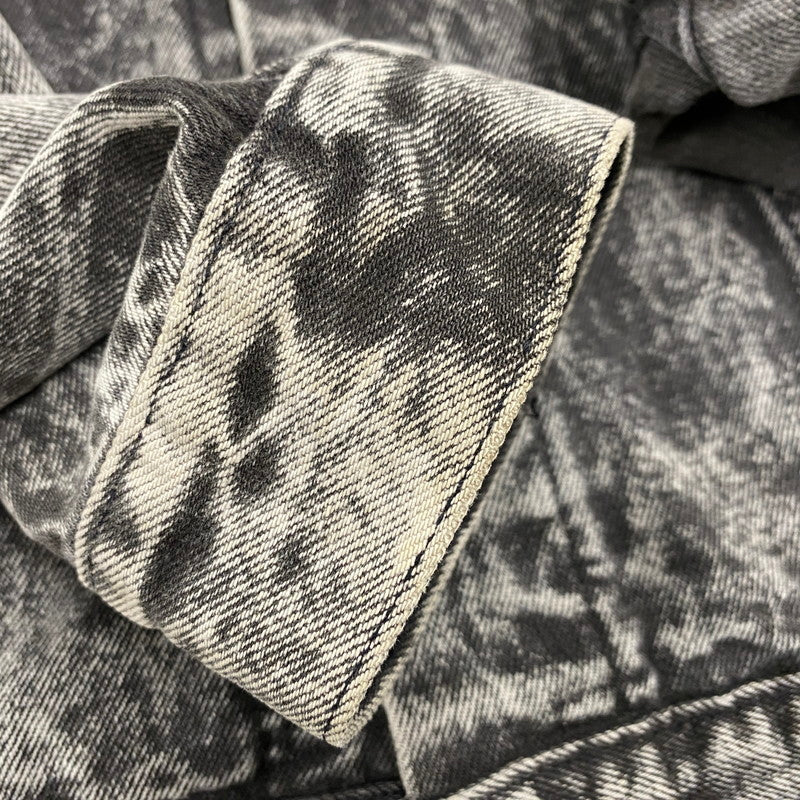 【中古品】【メンズ】 SMALL-E ACID WASH BLACK DENIM JACKET 70507-0253 アシッドウォッシュ ブラックデニムジャケット 刻印527 146-260403-as-10-izu サイズ：M カラー：ブラック 万代Net店