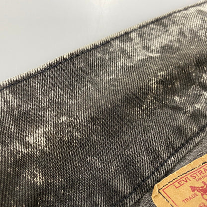 【中古品】【メンズ】 SMALL-E ACID WASH BLACK DENIM JACKET 70507-0253 アシッドウォッシュ ブラックデニムジャケット 刻印527 146-260403-as-10-izu サイズ：M カラー：ブラック 万代Net店