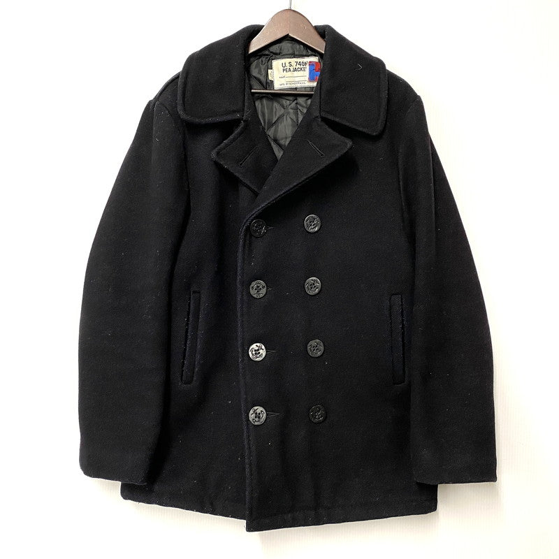 【現状渡し品】【メンズ】 U.S.740N PEA COAT ピーコート アウター 145-260402-kh-11-izu サイズ：40 カラー：ネイビー 万代Net店