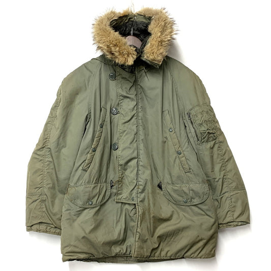 【現状渡し品】【メンズ】 U.S.AIR FORCE ユーエスエアフォース TYPE N-3B FLIGHT JACKET MIL-J-6279H 8415-899-0380 DSA 100-70-C-0430 フライトジャケット 146-260329-as-15-izu サイズ：M カラー：カーキ系 万代Net店