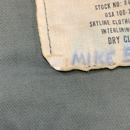 【現状渡し品】【メンズ】 U.S.AIR FORCE ユーエスエアフォース TYPE N-3B FLIGHT JACKET MIL-J-6279H 8415-899-0380 DSA 100-70-C-0430 フライトジャケット 146-260329-as-15-izu サイズ：M カラー：カーキ系 万代Net店